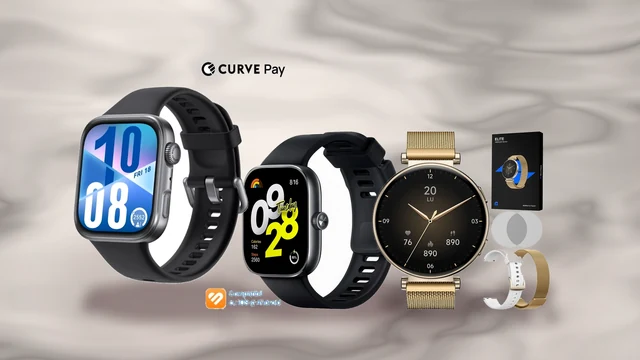 Trei smartwatch-uri de dama cu ecran AMOLED