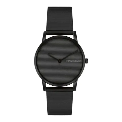 Calvin Klein 25100034, negru, 30mm x 6mm, inox, rezistent la apa 30m