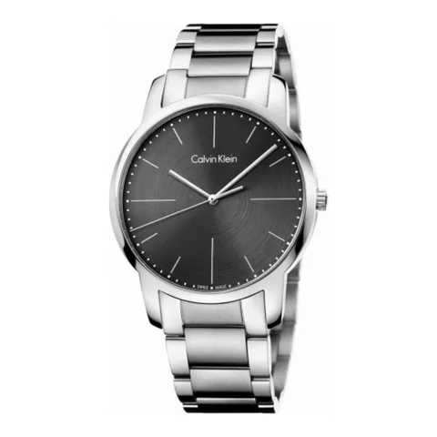 CALVIN KLEIN City, Inox, 43mm, Gri