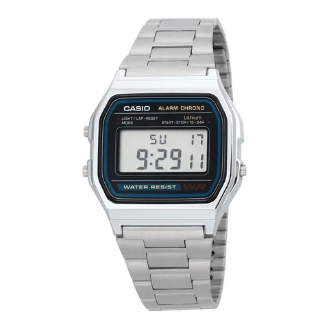 Casio cronograf unisex digital, Argintiu