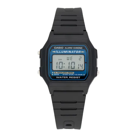 Casio cronograf Vintage, Negru