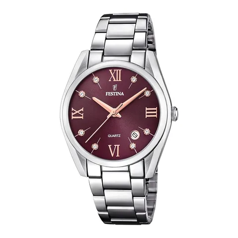 Ceas de dama Festina F16790/E, Quartz, 37mm, 5ATM