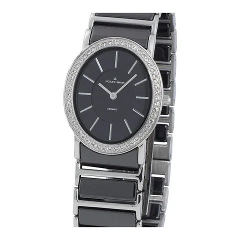 Ceas de dama Jacques Lemans 1-1819A, Quartz, 27mm, 5ATM