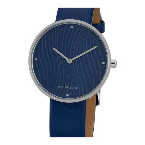 Ceas de dama Jacques Lemans 1-2093D, Quartz, 36mm, 5ATM, Argintiu