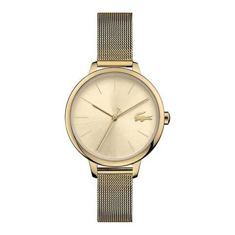 Ceas de dama Lacoste 2001128, Quartz, 34 mm, 3 ATM, Auriu