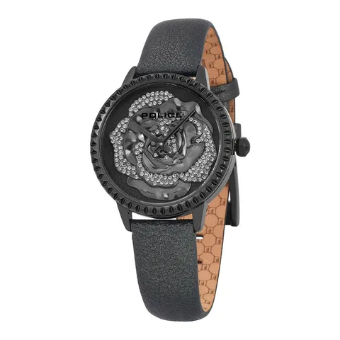 Ceas de dama Police PL16073BSB.02, Quartz, 32mm, 3ATM, Negru