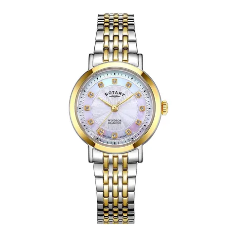 Ceas de dama Rotary LB05421/41/D, Quartz, 27mm, 5ATM