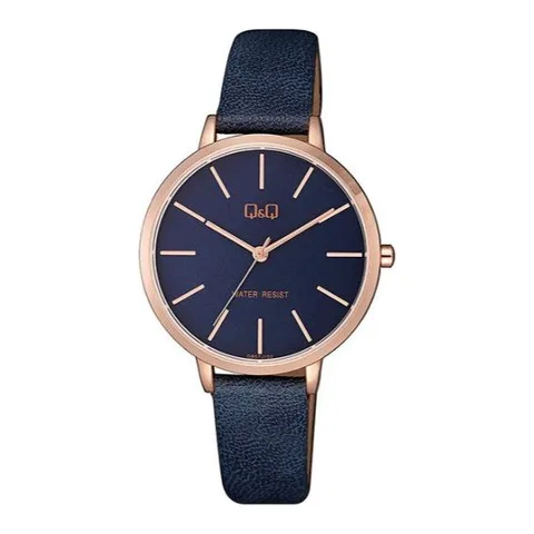 Ceas Q&Q QB57J102Y, dama, auriu rose, carcasa 36mm