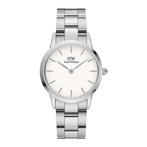 Daniel Wellington quartz cu bratara din otel inoxidabil, Argintiu