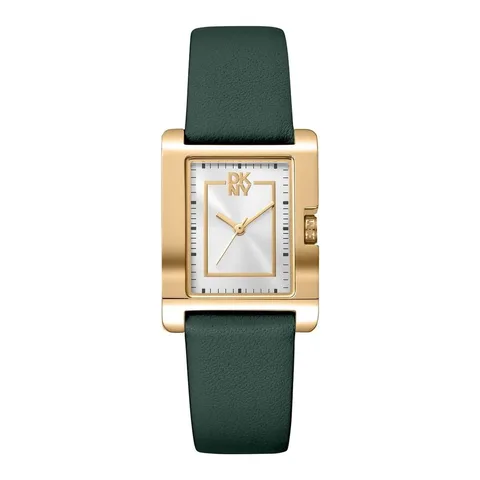 Dkny DK1L007L0025 verde auriu 25.5x33.5mm piele ecologica