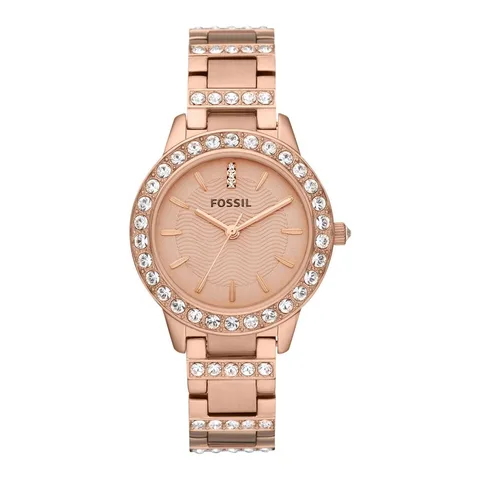 Fossil cu bratara Jesse, Auriu rose