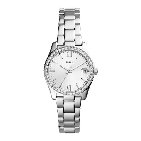 Fossil cu zirconia Scarlette, Argintiu