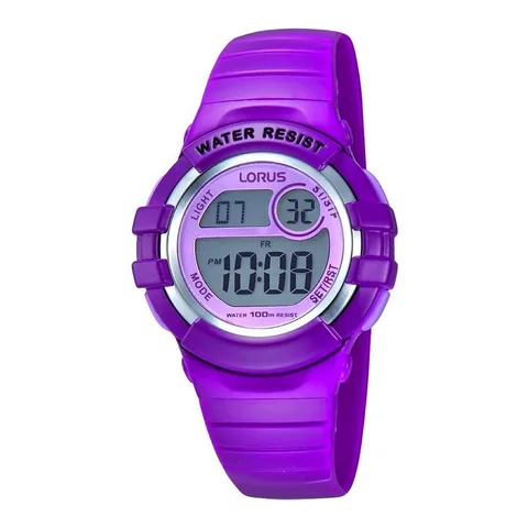 Lorus digital cu logo pe cadran, Magenta