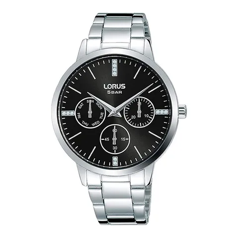 Lorus quartz cu bratara de otel inoxidabil, Argintiu