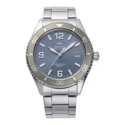 ORIENT Eco-Drive, Argintiu
