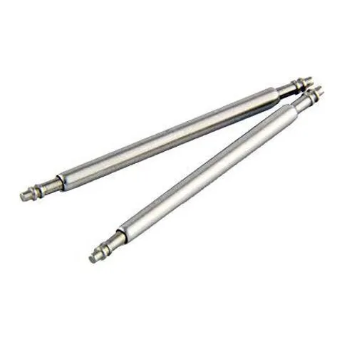 Pereche telescop pentru curea ceas, 20 mm, otel, T-15-20
