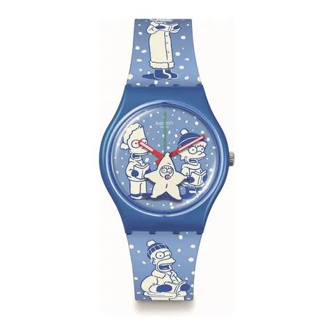 Swatch Tidings of Joy, Swiss Made, design pop culture, silicon