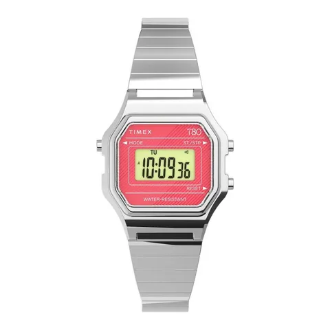 Timex, INOX, 27 mm, Argintiu